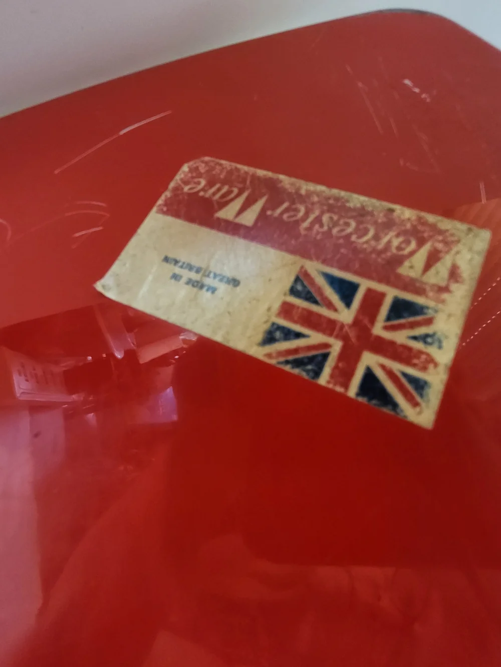 1960s Worcester Ware Welford-on-Avon Metal Litho Tray